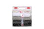 Aucune Juego de 4 toallas de mano - 50 x 90 cm - Blanco, Gris, Antracita, Negro